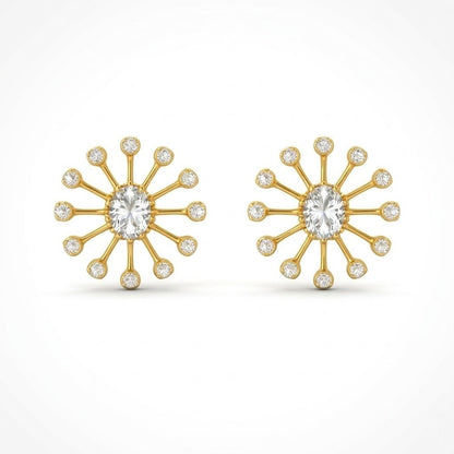 Radiant Sunburst Earring