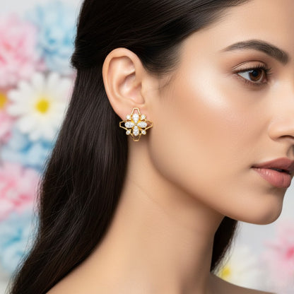 Celestia Starburst Diamond Earrings