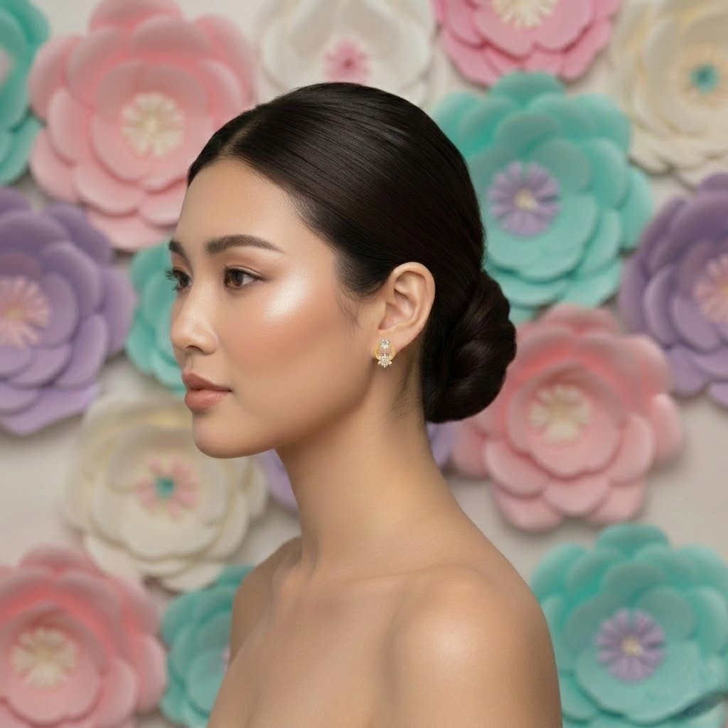 Pear Sparkle Earring