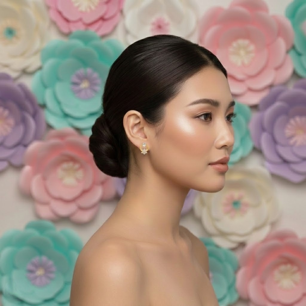Pear Sparkle Earring
