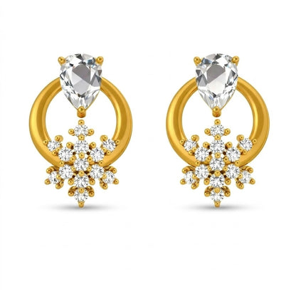 Pear Sparkle Earring