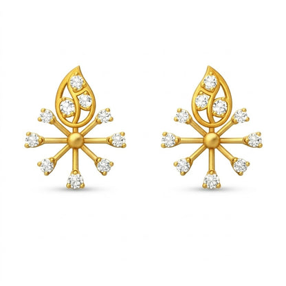 Teardrop Crest Earring