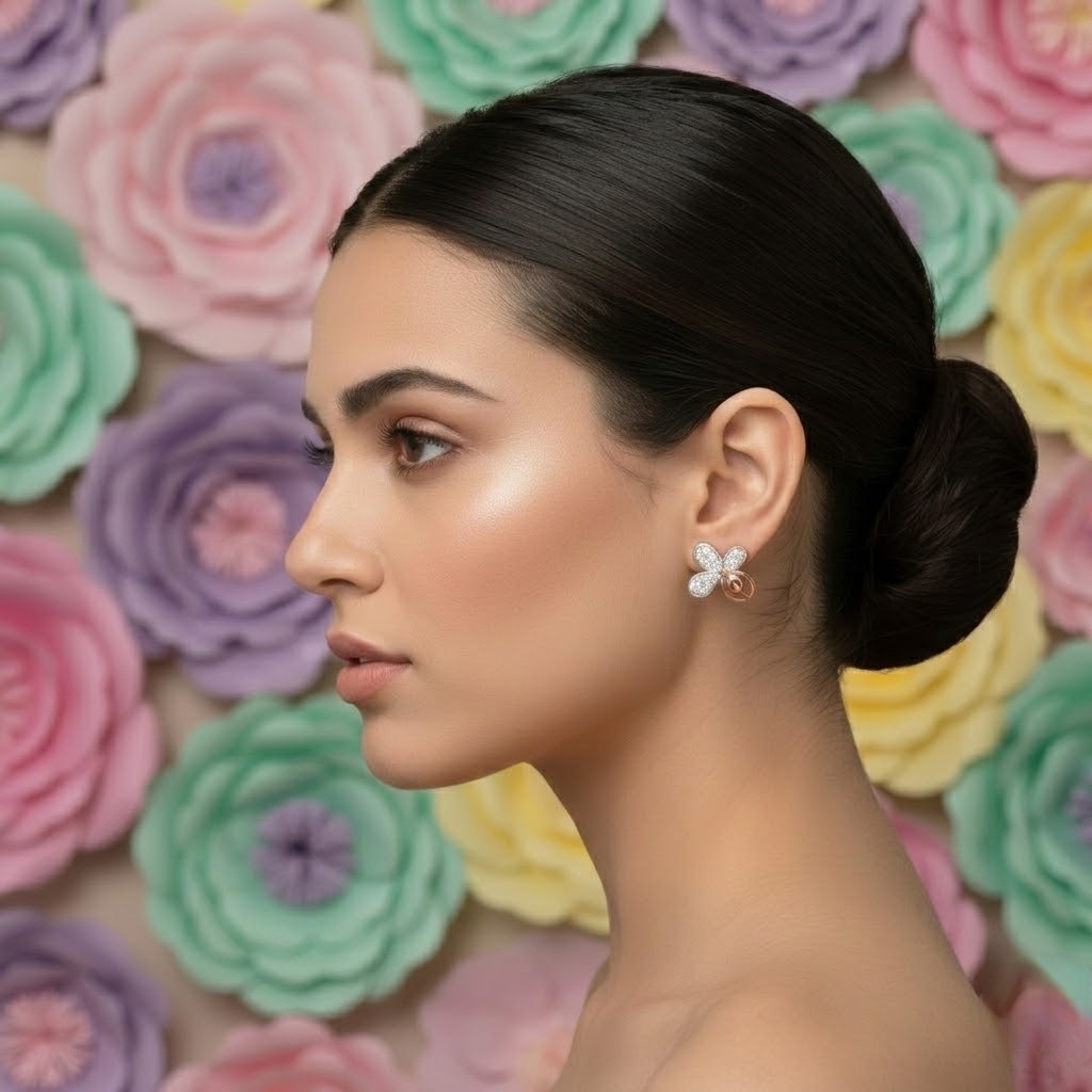 Petal Twist Bloom Earring