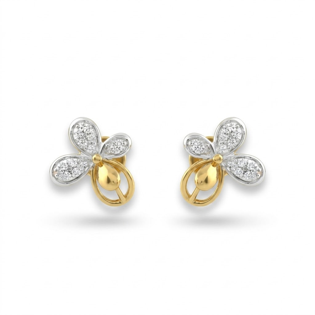 Petal Twist Bloom Earring