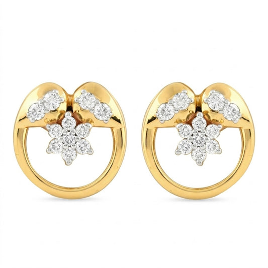Bloom Circle Charm Earring