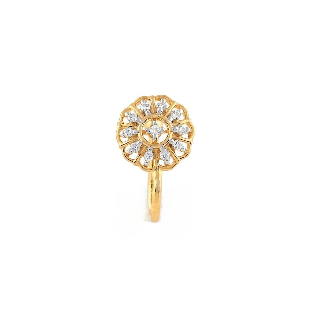 Petite Sparkle Diamond Gold Nose Pin
