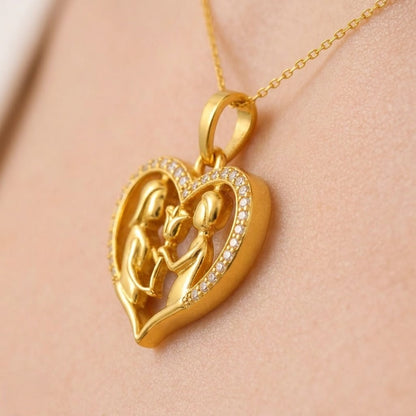 Proposal Heart Diamond Pendant