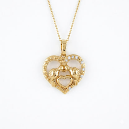 Love Birds Diamond Pendant
