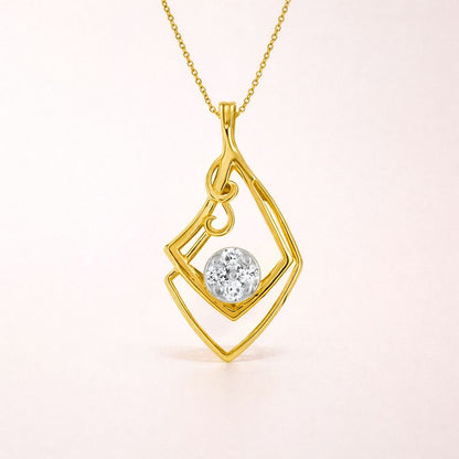Knot of Brilliance Diamond Pendant
