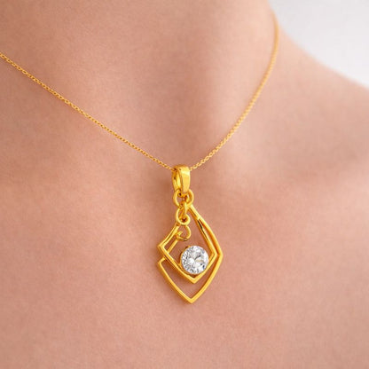 Knot of Brilliance Diamond Pendant