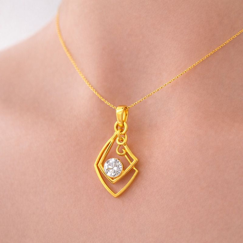 Knot of Brilliance Diamond Pendant