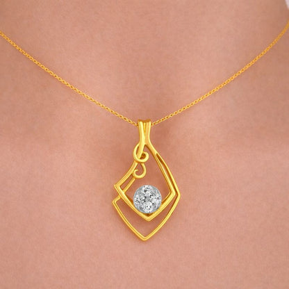 Knot of Brilliance Diamond Pendant