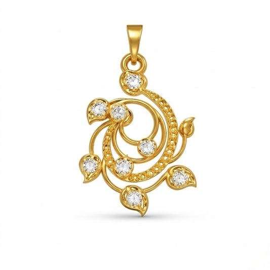 Floral Swirl Pendant
