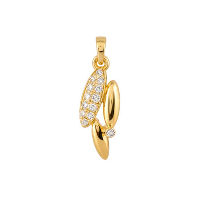 Sleek Harmony Diamond Pendant