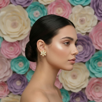Radiant Petal Star Earring