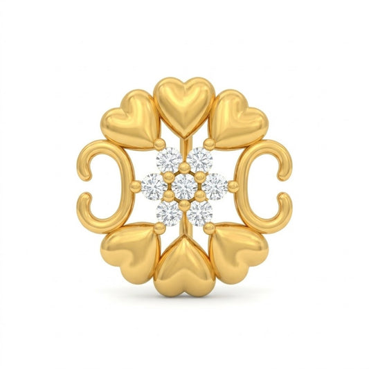 Circle Of Hearts Nose Pin