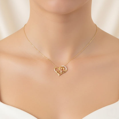 Cascading Triple Heart Pendant