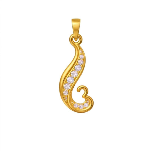 Paisley Curve Pendant