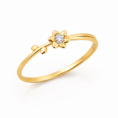 Floral Wrap Band Ring