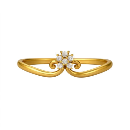 Elegant Floral Design Ring