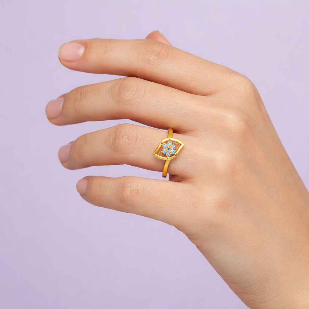Leaf Cluster Elegance Ring