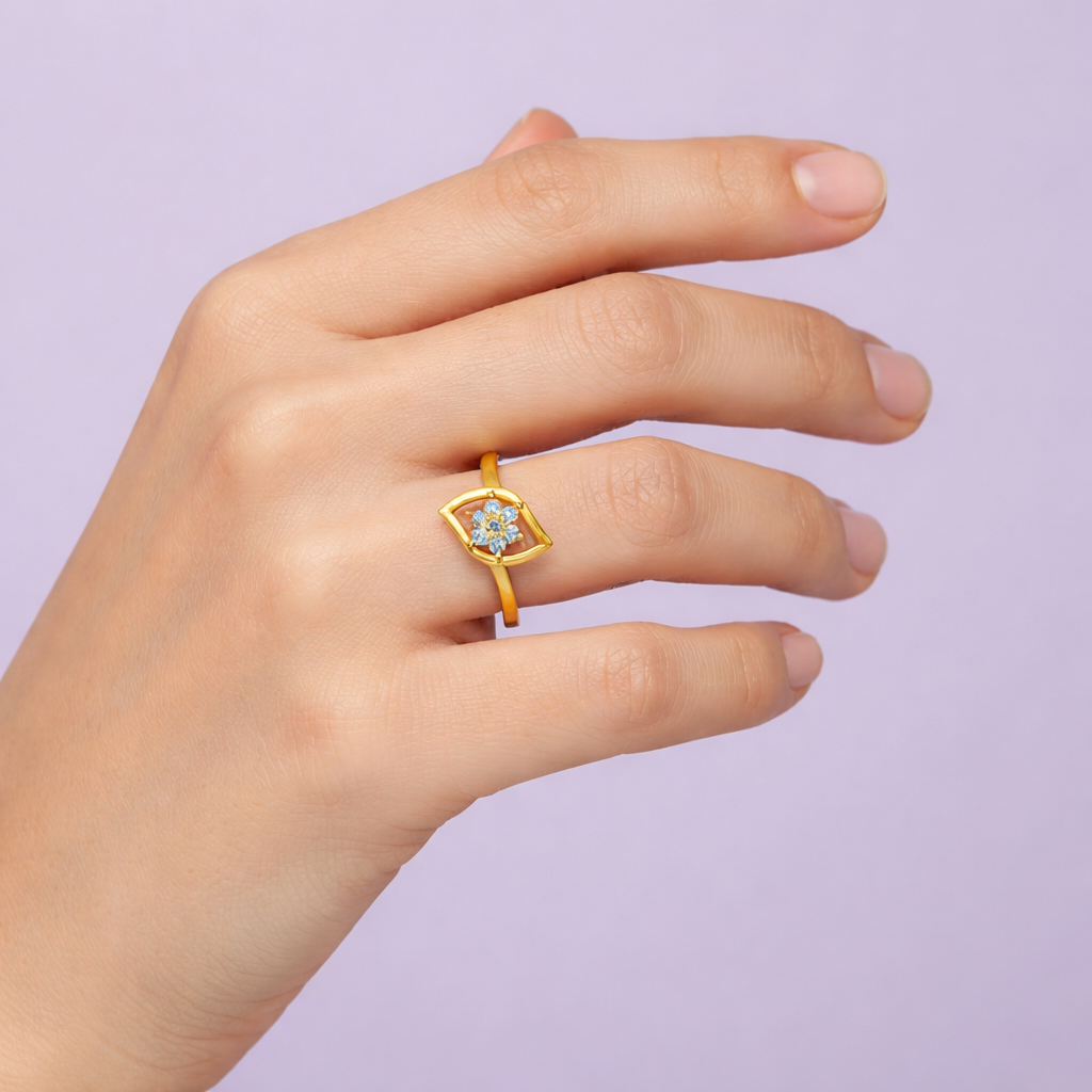 Leaf Cluster Elegance Ring