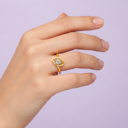 Leaf Cluster Elegance Ring