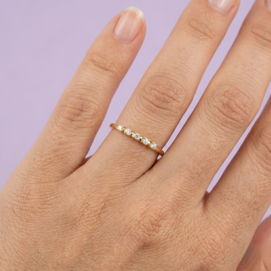 Classic Five-Stone Band Ring