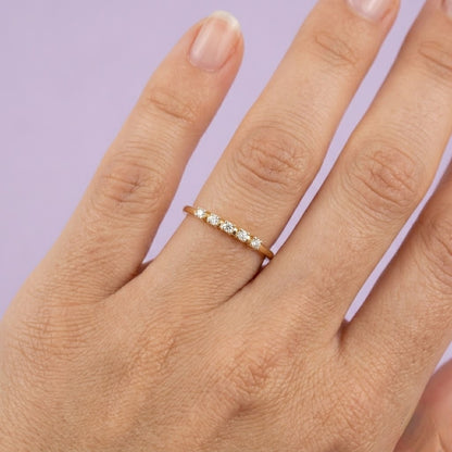 Classic Five-Stone Band Ring