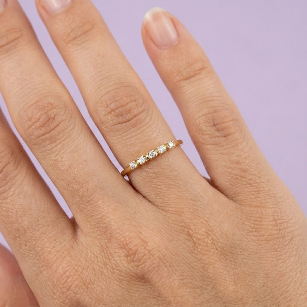 Classic Five-Stone Band Ring