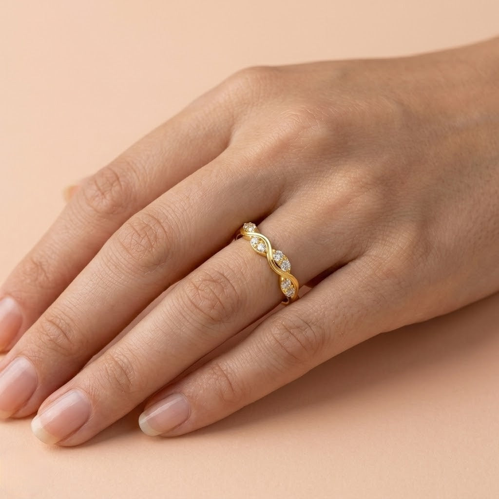 Infinity Wave Design Ring