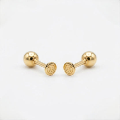 9K Gold Pearl Glow Second Stud Earrings