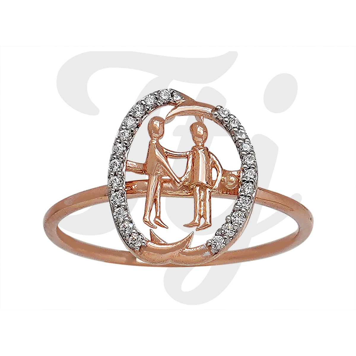 Handshake Gold Ring