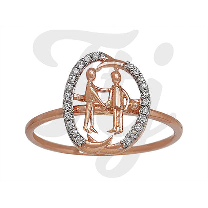 Handshake Gold Ring