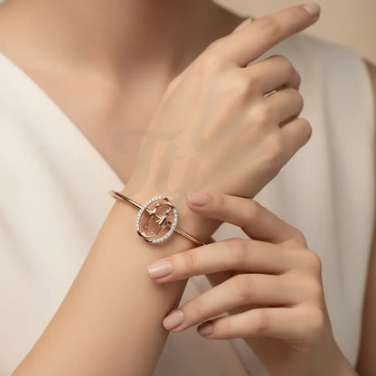 Forever Friends Handshake Gold Bangle