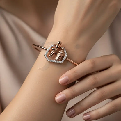 Caring Hands Eco Gold Bangle