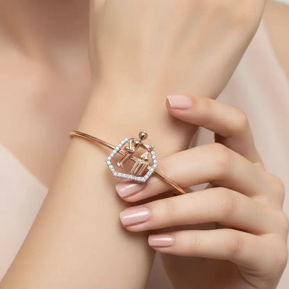 Caring Hands Eco Gold Bangle