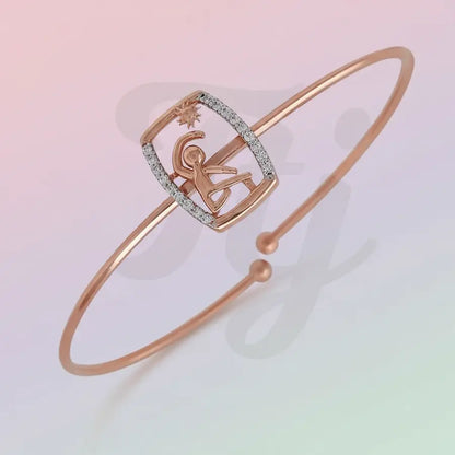 Surya Namaskara Radiance Gold Bangle