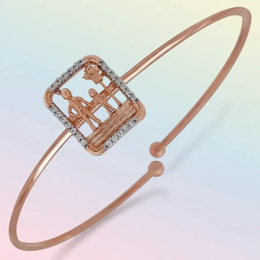Eternal Bond Father Son Gold Bangle