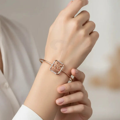 Eternal Bond Father Son Gold Bangle