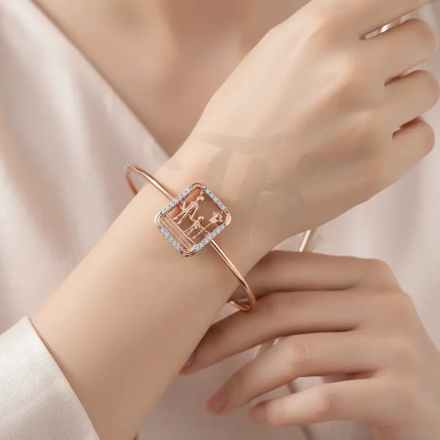 Eternal Bond Father Son Gold Bangle