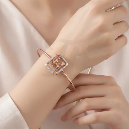 Eternal Bond Father Son Gold Bangle