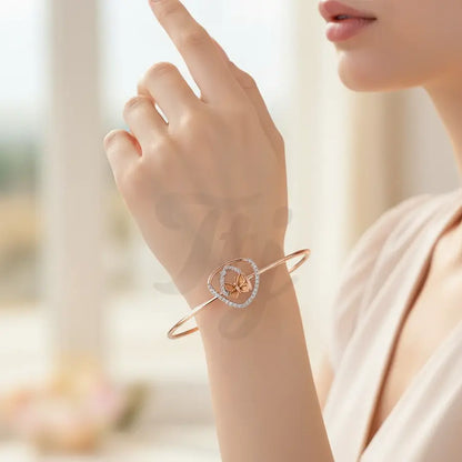 Butterfly Gold Bangle