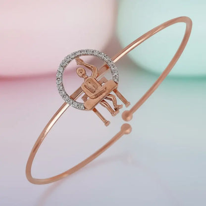 Reach for Stars Gold Bangle