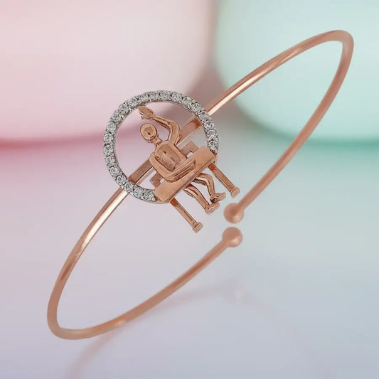 Reach for Stars Gold Bangle