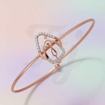Music's Soul Gold Bangle