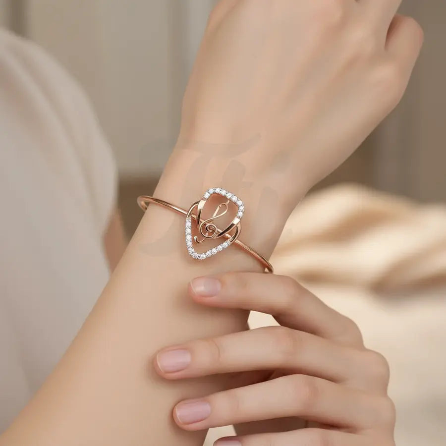 Music's Soul Gold Bangle
