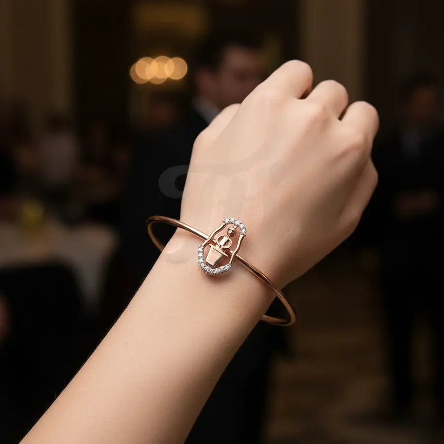 Inspiring Voices Gold Bangle