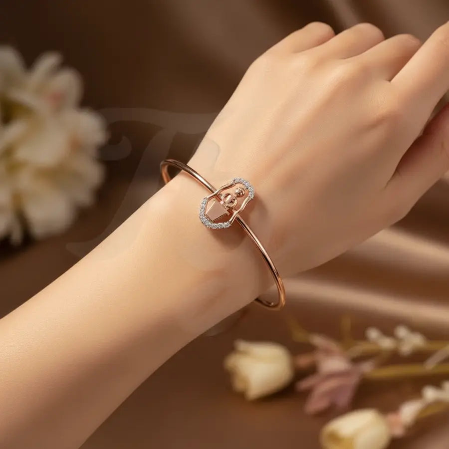 Inspiring Voices Gold Bangle