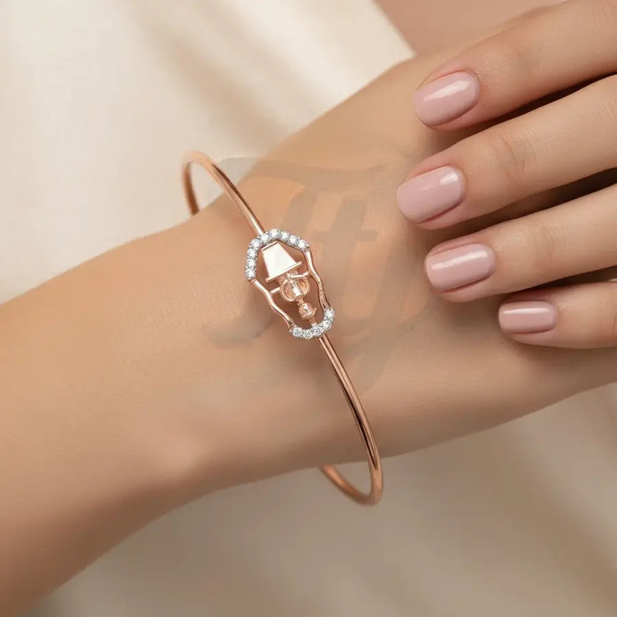 Inspiring Voices Gold Bangle